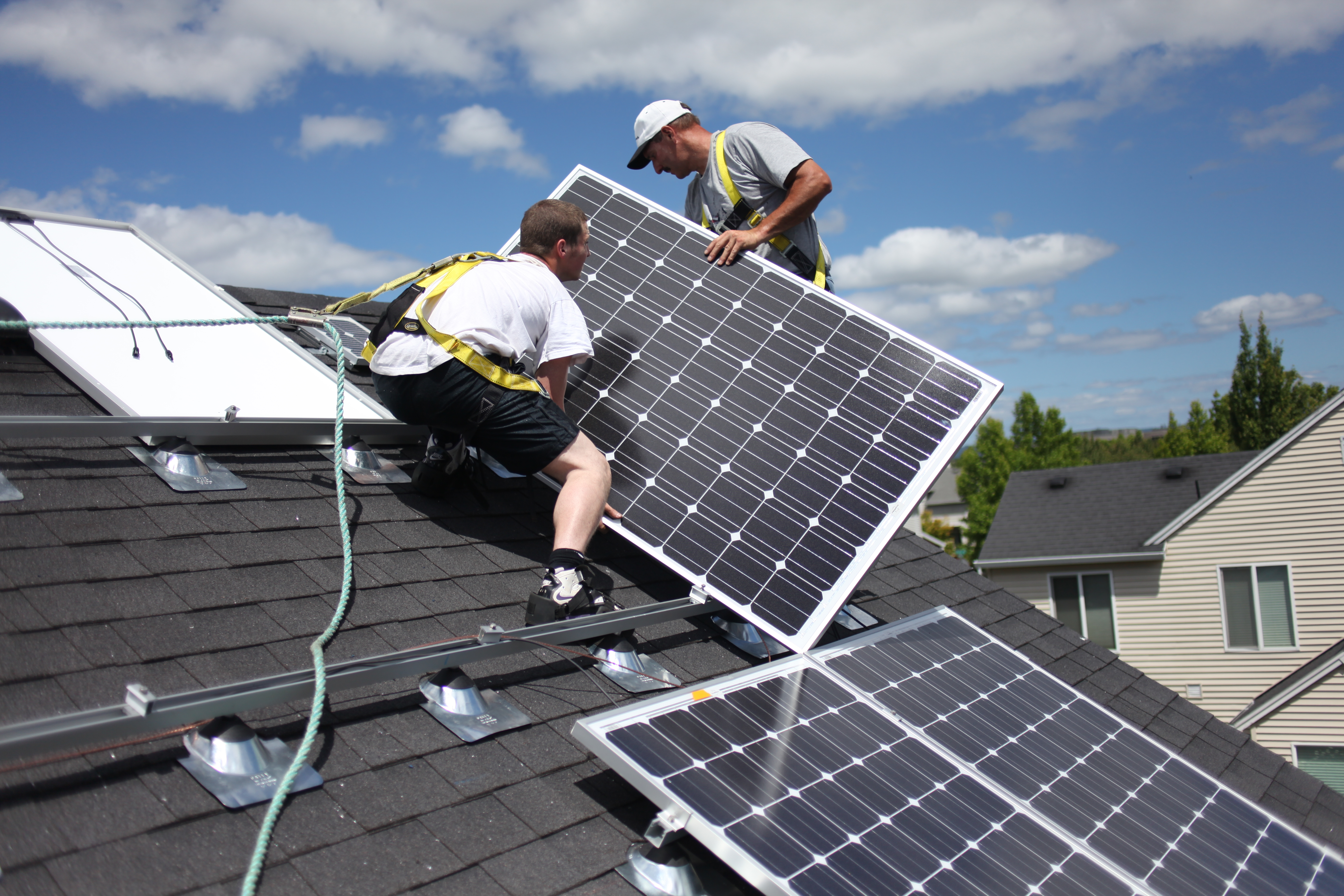 Photo of solar panel installation in Oregon