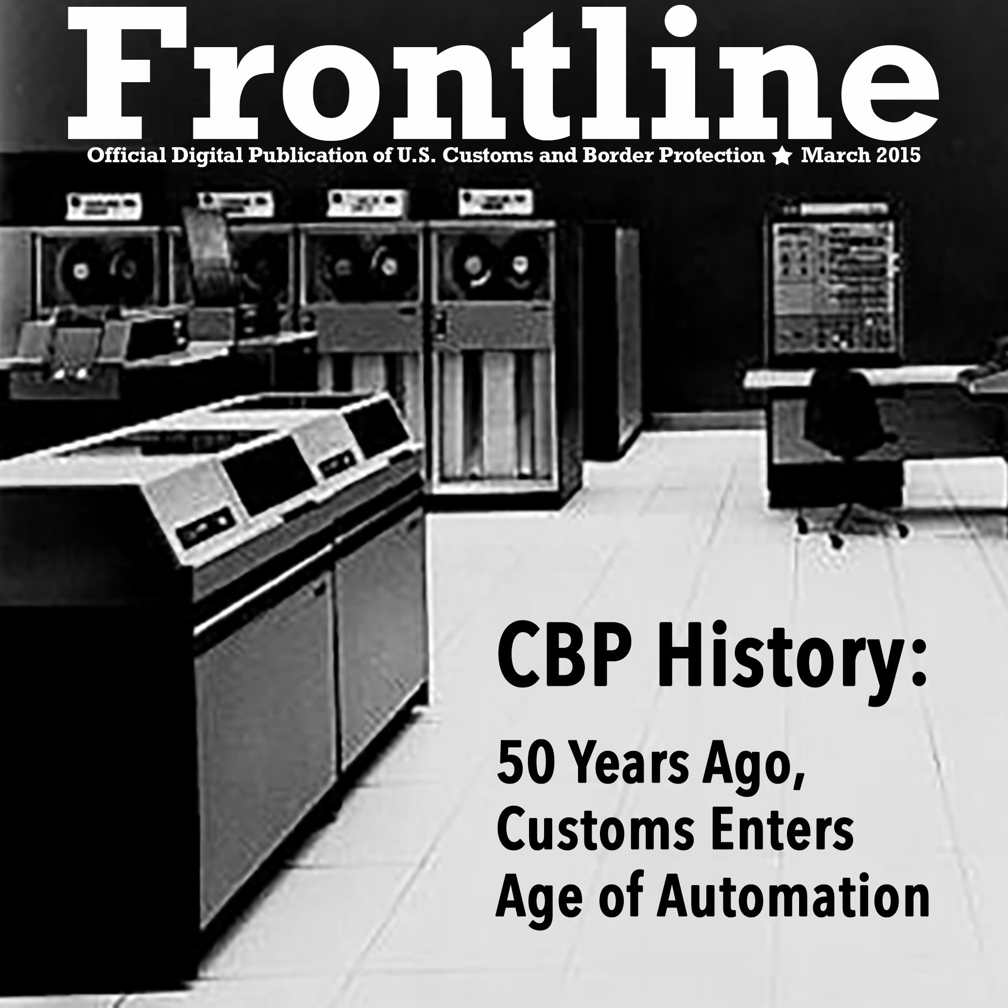 Photo of 1960's IBM mainframe computer