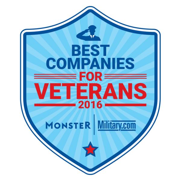 Monster/Military.com Best Companies Winner Logo