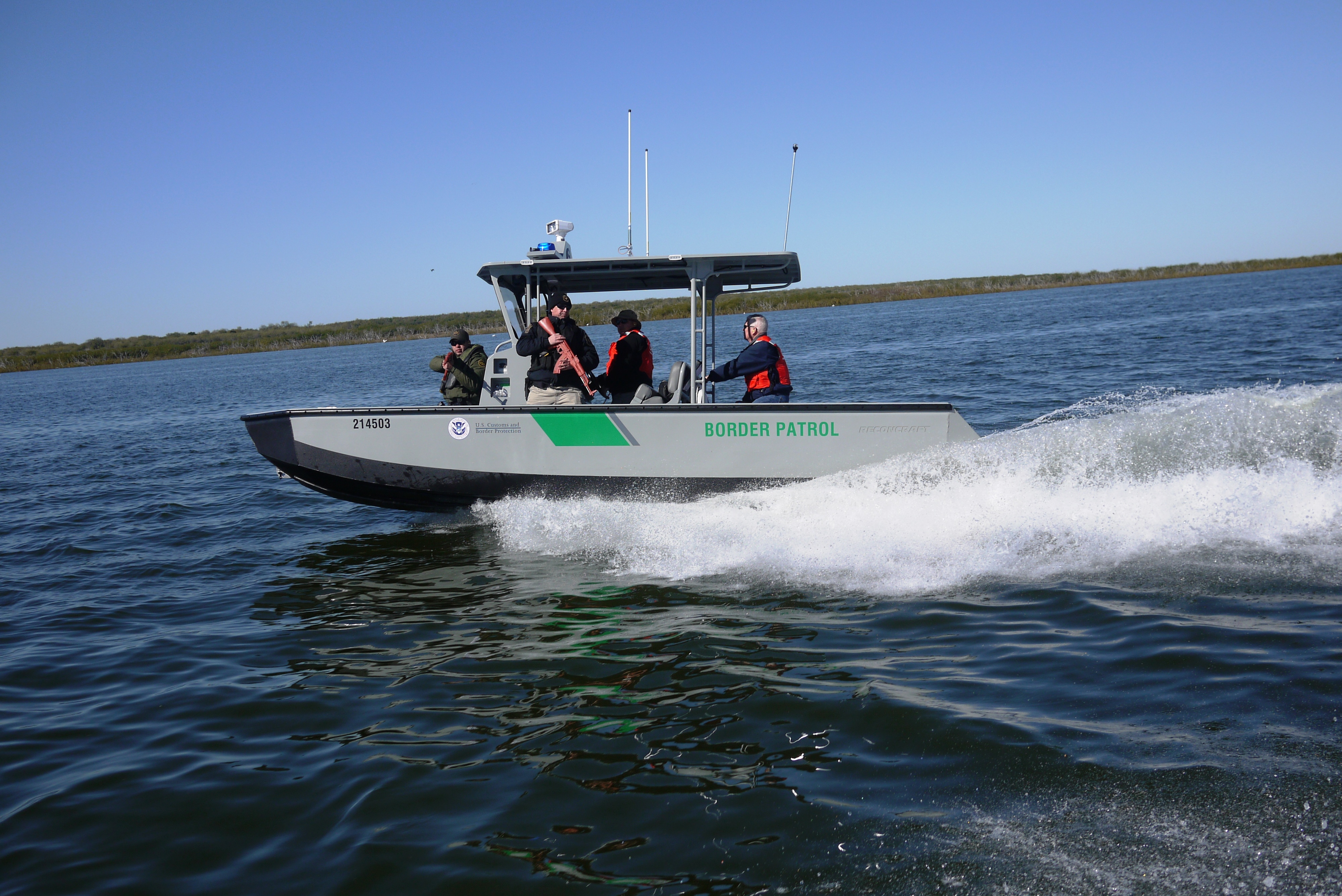 Avoiding the use of propellors in shallow waters, the new Riverine Shallow Draft Vessel uses advanced water jet technology.