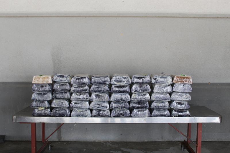 Packages containing nearly 273 pounds of methamphetamine seized by CBP officers at Laredo Port of Entry.