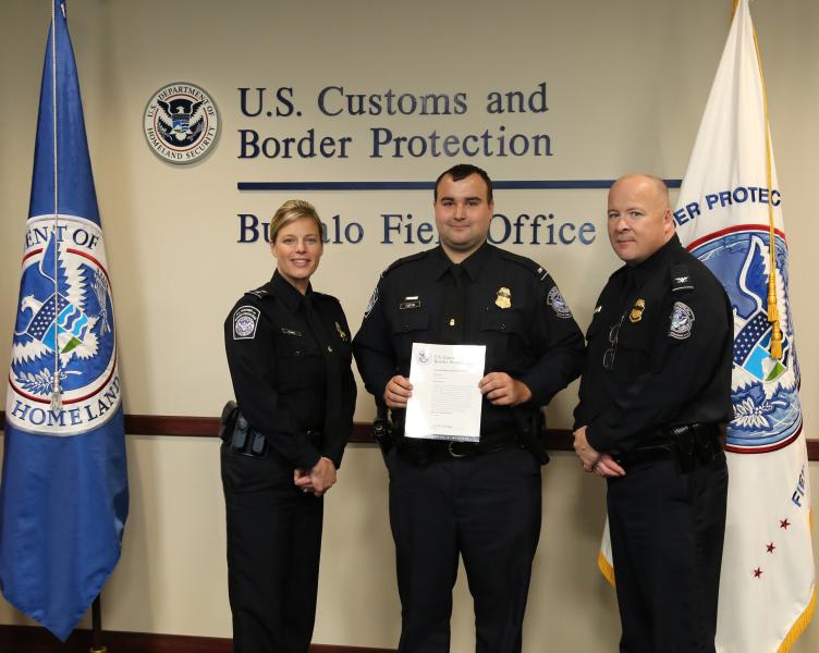 CBP Officer Furtak Receives Commissioner's Humanitarian Award 