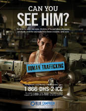 Human Trafficking - Forced Labor Poster