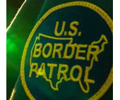 Patch on Border patrol agent uniform