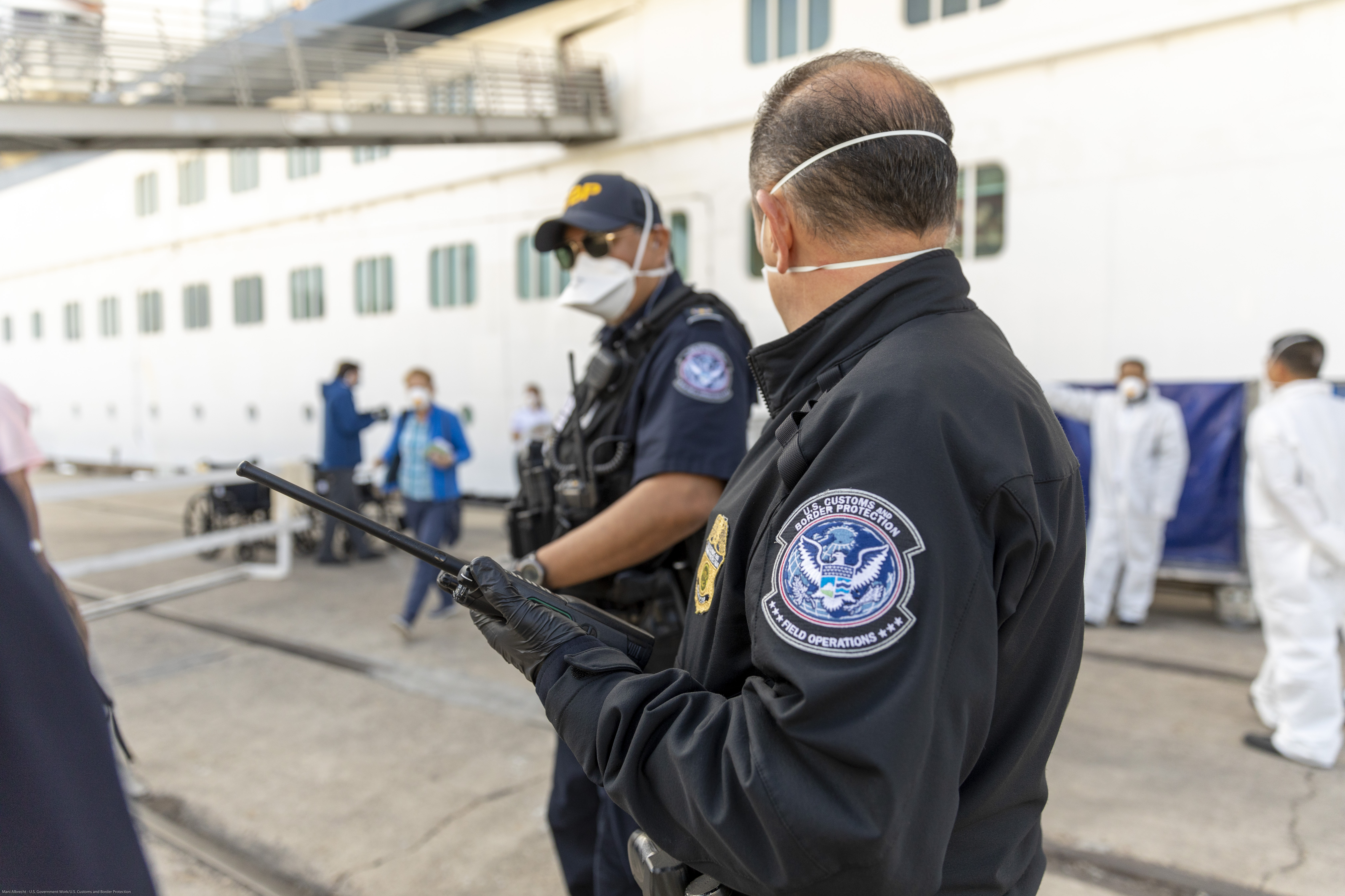 CBP officers help cruise line passengers