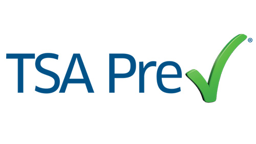 TSA PreCheck® logo. Links the the TSA PreCheck® page.