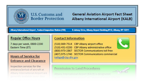 General Aviation Fact Sheet page