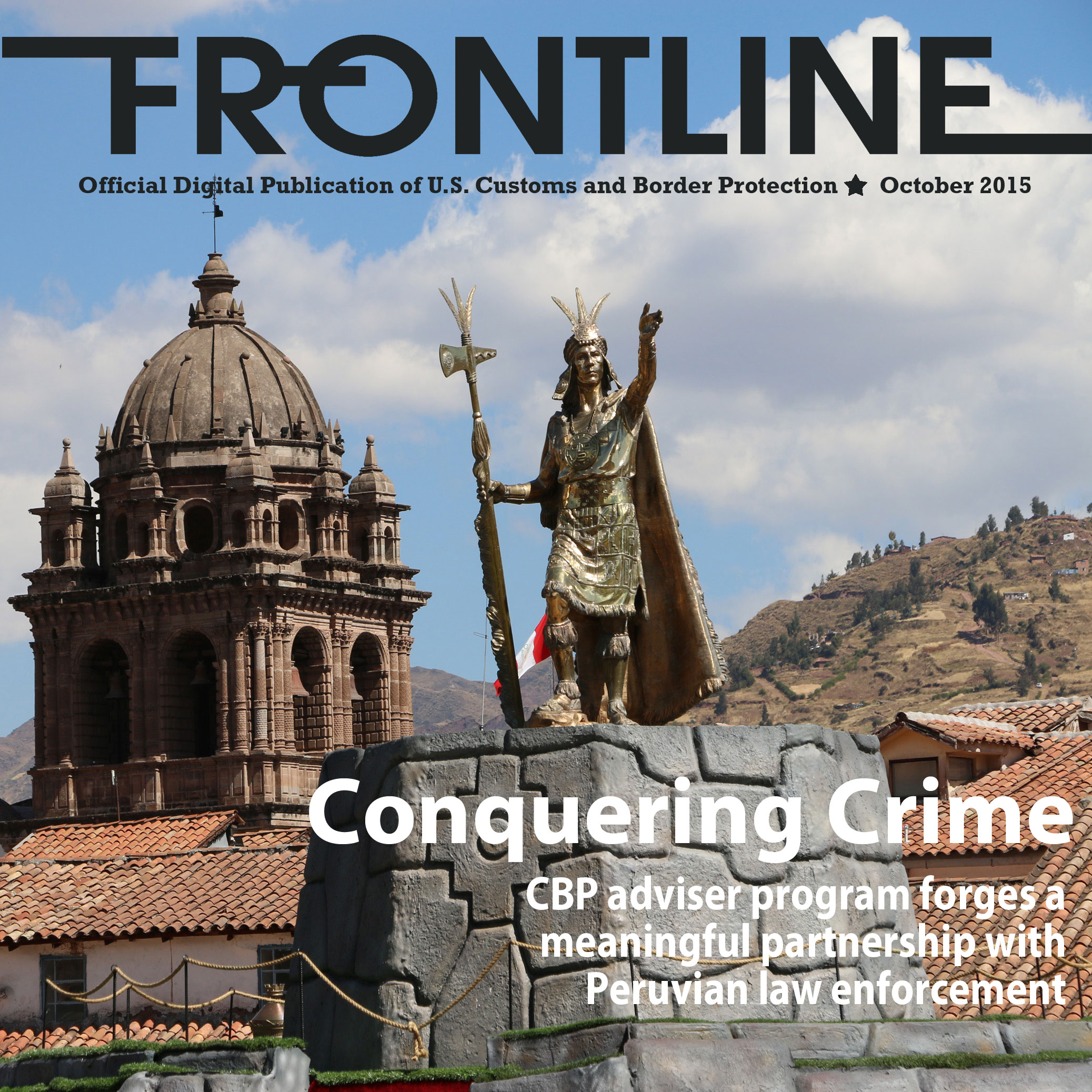 Frontline Cover Image with he headline reading Conquering Crime