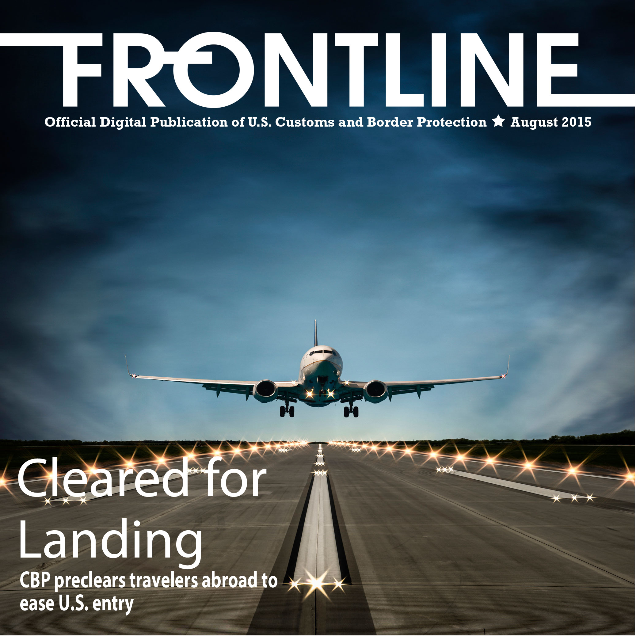 Cover image of a plane landing with text saying, "Cleared for Landing"
