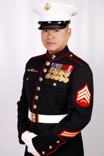 Than Naing, a United States Marine Corps combat veteran, who joined CBP in January 2015 as a NPWE intern and was hired as a full-time employee 10 months later.