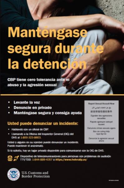 Zero Tolerance Poster - Spanish