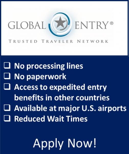 Global Entry Trusted Traveler Card