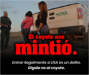 El coyote nos mintio. Entrar ilegalmente a USA es un dolito. Dígale no al coyote.