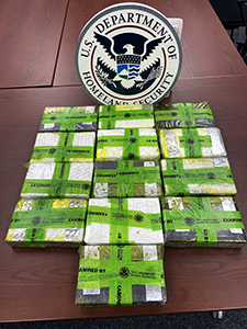 U.S. Customs and Border Protection officers discovered more than 30 pounds of cocaine concealed inside the seat and back cushions of a New Jersey man’s motorized wheelchair at BWI Airport on June 21. 2022. The cocaine had an estimated street value of about $1 million.