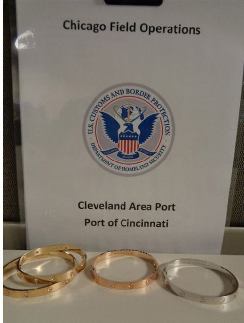 Over  Million in Fake Cartier and various Jewelry Seized in Cincinnati