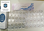 photograph of counterfeit contact lenses