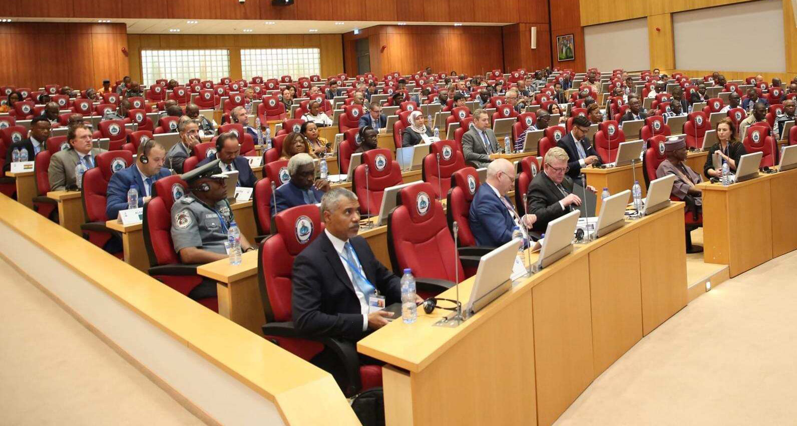 Mr. Saunders at the WCO’s Fragile Borders Conference in Abuja, Nigeria
