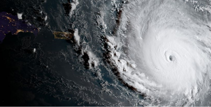  A satellite image of Hurricane Irma. Photo courtesy of NOAA
