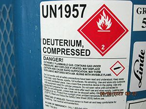 Deuterium is used in military, industrial, and scientific applications and has been prohibited for export from the United States to China.