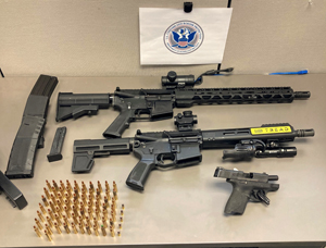 CBP officers also seized firearms and ammunition destined to Sierra Leone in July, and military equipment destined to the Czech Republic in June.
