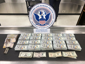 U.S. Customs and Border Protection seized more than $200,000 in unreported currency from a Nigeria-bound New Jersey man at Philadelphia International Airport on January 22, 2023. Travelers may carry as much currency and other monetary instruments as they wish, but federal law requires them to report all currency of $10,000 or more.