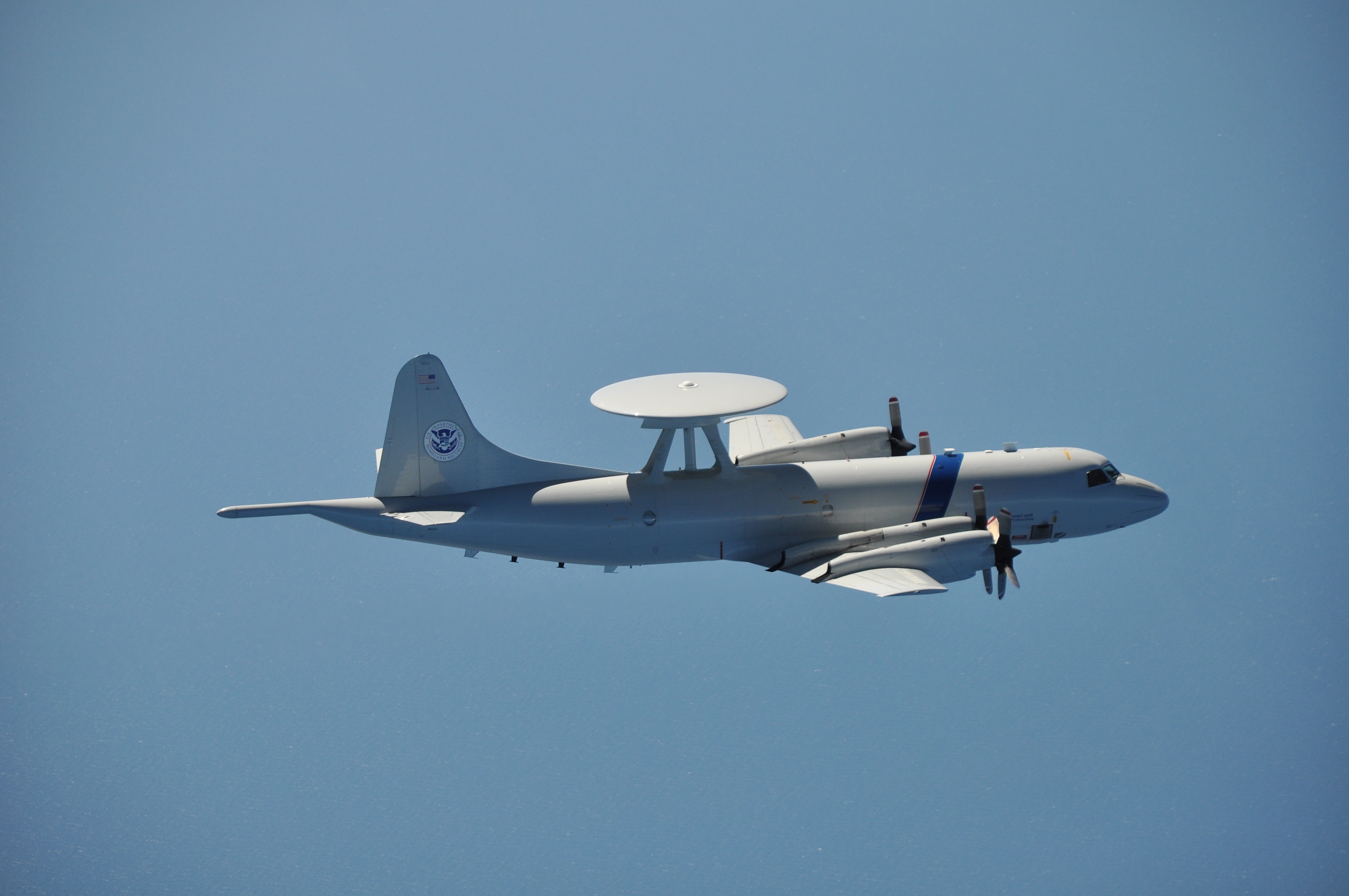 The P-3 Airborne Early Warning Aircraft is utilized primarily for long-range patrols along the entire U.S. border, and in source and transit zone countries, throughout Central and South America.