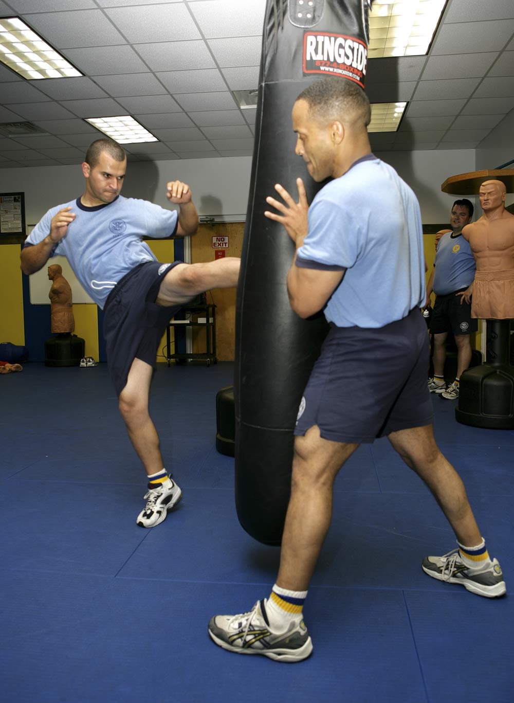 Physical fitness is a high priority at the Academy; CBP officers need to be in top shape before entering the academy.