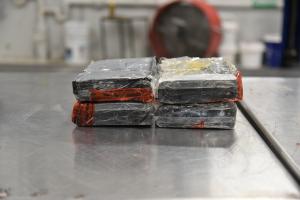 Packages containing 10 pounds of fentanyl seized by CBP officers at Juarez-Lincoln Bridge.
