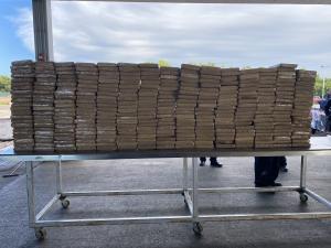 Packages containing 1,337 pounds of methamphetamine seized by CBP officers at Del Rio Port of Entry.