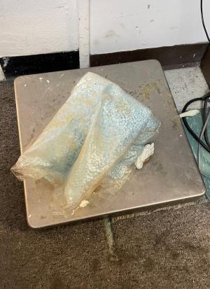 Package containing more than seven pounds of fentanyl seized by CBP officers at Eagle Pass Port of Entry.
