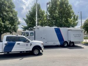 CBP's Air and Marine Mobile Command is on site at The World Games