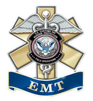 U.S. Customs and Border Protection, Field Operations EMT pin.