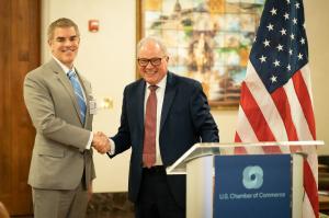 handshake makes partnership official