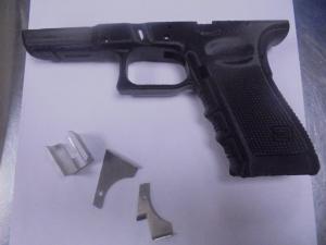 CBP officers at the Port of Massena, N.Y. discovered partial “ghost gun” on a traveler. 