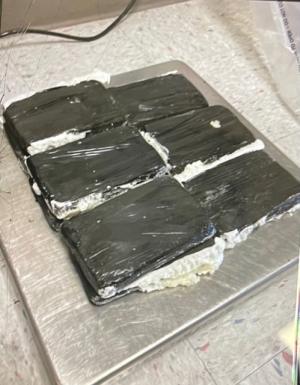 Packages containing nearly six pounds of heroin seized by CBP officers at Eagle Pass Port of Entry.