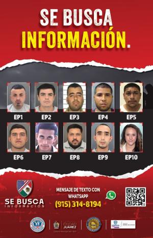 "Se Busca" targets sought by authorities.