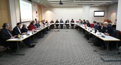 Members of the 16th term Commercial Customs Operations Advisory Committee convened at the National Archives and Records Administration in College Park, Maryland, for their last public meeting in 2022.