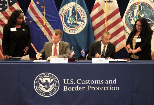 U.S. Customs and Border Protection signed a Customs Mutual Assistance Agreement (CMAA) with Cabo Verde today during the U.S.-Cabo Verde Trade Conference in Boston, Massachusetts.