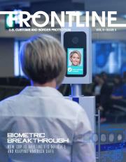 Frontline cover of passenger going through a biometric exit gate