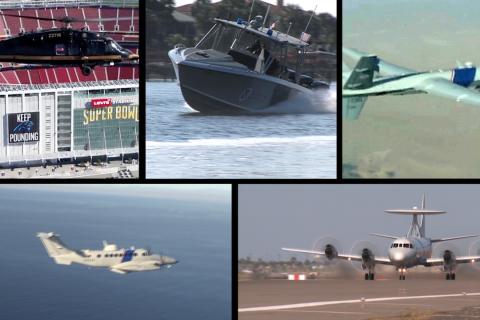 Photo of Air and Marine assets