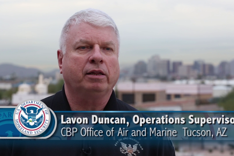 Photo of Lavon Duncan, Operations Supervisor for Office of Air and Marine