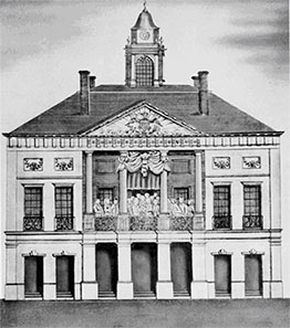 First Federal Hall at Wall and Nassau Streets, Lower Manhattan, New York