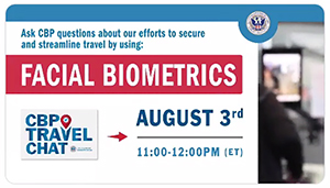 Graphic for biometric travel chat