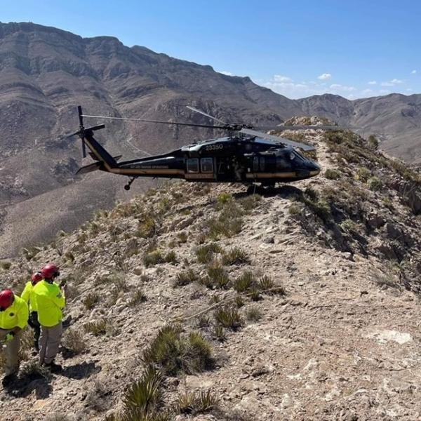 El Paso Air Branch helps rescue injured hiker.