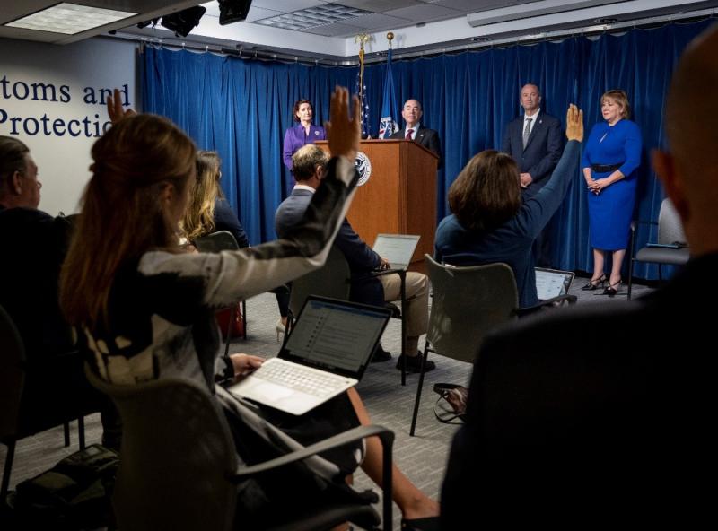 DHS and CBP hold a press conference on forced labor efforts.