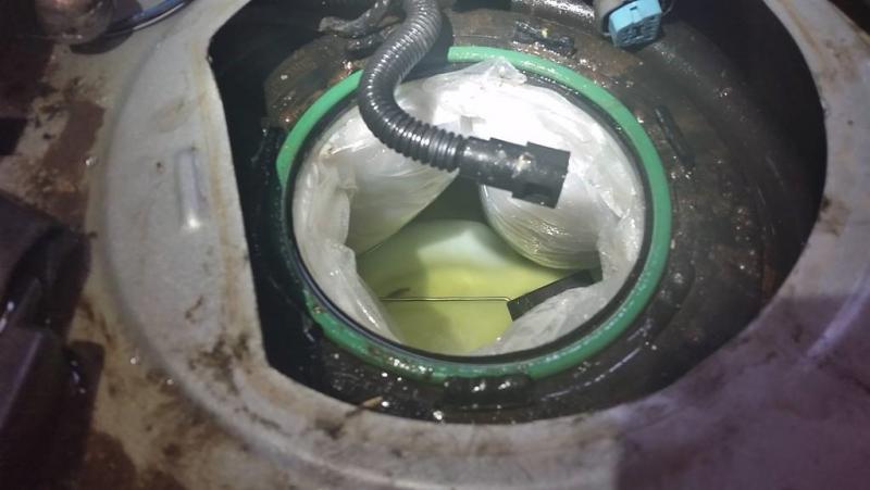 123 pounds of narcotics were found hidden in a vehicle attempting to enter the U.S. from Mexico Monday. 