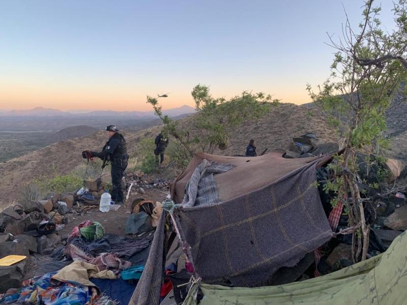 A criminal organization's scout camp was raided following a joint Mexican/U.S. operation May 2019.