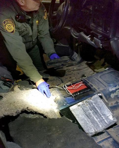 Seventeen pound of hard narcotics were seized by Tucson Sector Border Patrol at an immigration checkpoint Nov. 23.