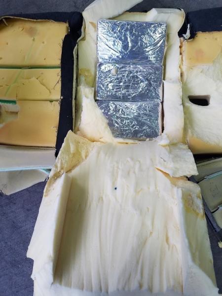 Nineteen pounds of cocaine were seized from a man as he attempted to smuggle the drugs into the U.S. through the Port of Nogales.