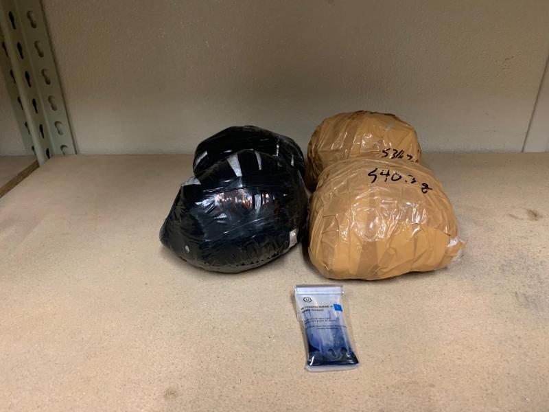 Border Patrol agents assigned to the Calexico Station seized kettlebell shaped packages filled with methamphetamine on Friday morning. 